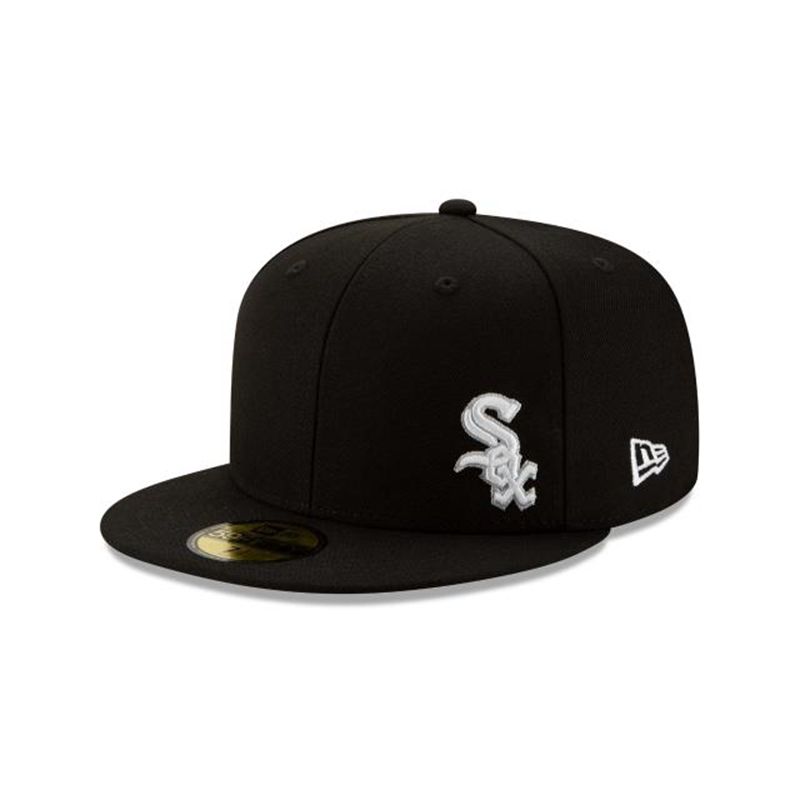 MLB Chicago White Sox Flawless 59Fifty Fitted (MBL5417) - Black New Era Caps